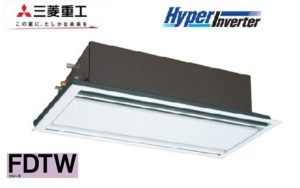 三菱重工 HyperInverterシリーズ 天井カセット2方向 5馬力 シングル 三相200V ワイヤード 標準省エネ ホワイトパネル 業務用エアコン